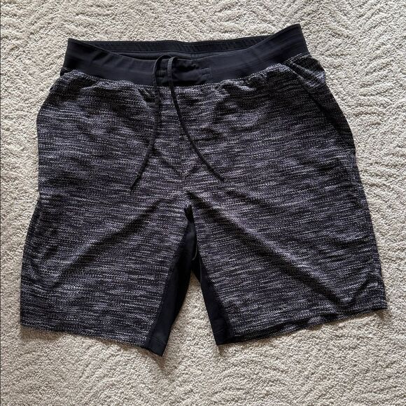 Lululemon T.H.E. Short *Linerless 9” All Court Texture White Black - Picture 6 of 15